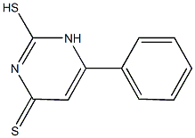 6-phenyl-2-sulfanylpyrimidine-4(1H)-thione Struktur