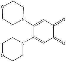 4,5-di(4-morpholinyl)benzo-1,2-quinone Struktur