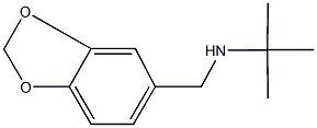 N-(1,3-benzodioxol-5-ylmethyl)-N-(tert-butyl)amine Struktur