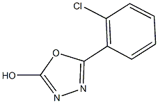 5-(2-chlorophenyl)-1,3,4-oxadiazol-2-ol Struktur