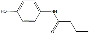 N-(4-hydroxyphenyl)butanamide Struktur