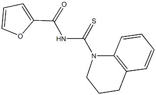 N-(3,4-dihydro-1(2H)-quinolinylcarbothioyl)-2-furamide Struktur