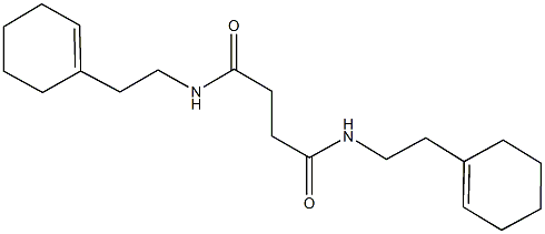 N~1~,N~4~-bis(2-cyclohex-1-en-1-ylethyl)succinamide Struktur