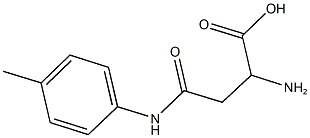 2-amino-4-oxo-4-(4-toluidino)butanoic acid Struktur