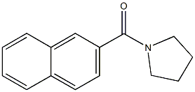 1-(2-naphthoyl)pyrrolidine Struktur