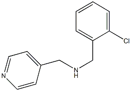 N-(2-chlorobenzyl)-N-(4-pyridinylmethyl)amine Struktur