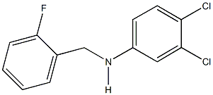 N-(3,4-dichlorophenyl)-N-(2-fluorobenzyl)amine Struktur