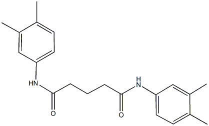 N~1~,N~5~-bis(3,4-dimethylphenyl)pentanediamide Struktur