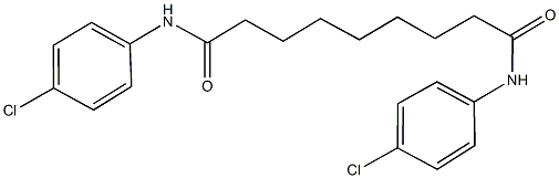 N~1~,N~9~-bis(4-chlorophenyl)nonanediamide Struktur