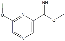 methyl 6-methoxypyrazine-2-carboximidoate Struktur