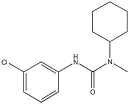 N'-(3-chlorophenyl)-N-cyclohexyl-N-methylurea Struktur