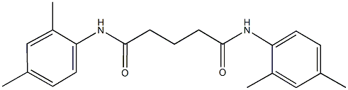 N~1~,N~5~-bis(2,4-dimethylphenyl)pentanediamide Struktur