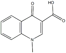 1-methyl-4-oxo-1,4-dihydro-3-quinolinecarboxylic acid Struktur