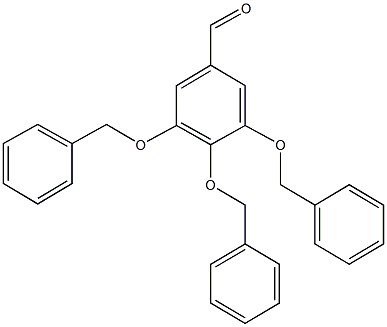 3,4,5-tris(benzyloxy)benzaldehyde Struktur