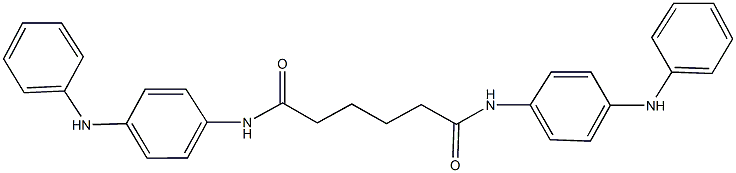 N~1~,N~6~-bis(4-anilinophenyl)hexanediamide Struktur