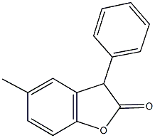 5-methyl-3-phenyl-1-benzofuran-2(3H)-one Struktur