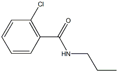 2-chloro-N-propylbenzamide Struktur