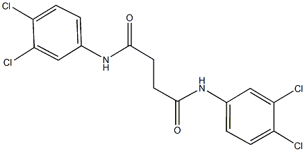 N~1~,N~4~-bis(3,4-dichlorophenyl)succinamide Struktur