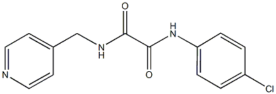 N~1~-(4-chlorophenyl)-N~2~-(4-pyridinylmethyl)ethanediamide Struktur