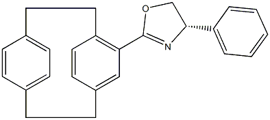 4-phenyl-2-tricyclo[8.2.2.2~4,7~]hexadeca-1(12),4,6,10,13,15-hexaen-5-yl-4,5-dihydro-1,3-oxazole Struktur