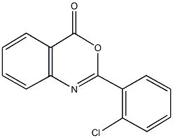 2-(2-chlorophenyl)-4H-3,1-benzoxazin-4-one Struktur