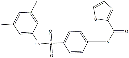 N-{4-[(3,5-dimethylanilino)sulfonyl]phenyl}-2-thiophenecarboxamide Struktur