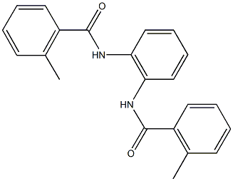 2-methyl-N-{2-[(2-methylbenzoyl)amino]phenyl}benzamide Struktur