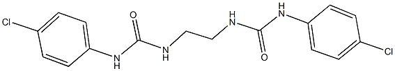 N-(2-{[(4-chloroanilino)carbonyl]amino}ethyl)-N'-(4-chlorophenyl)urea Struktur