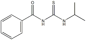 N-benzoyl-N'-isopropylthiourea Struktur