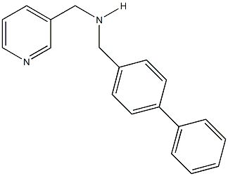 N-([1,1'-biphenyl]-4-ylmethyl)-N-(3-pyridinylmethyl)amine Struktur