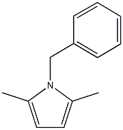 1-benzyl-2,5-dimethyl-1H-pyrrole Struktur