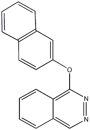 2-naphthyl 1-phthalazinyl ether Struktur