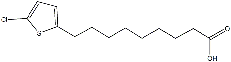 9-(5-chloro-2-thienyl)nonanoic acid Struktur