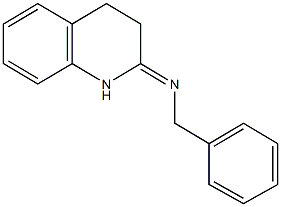 N-benzyl-N-(3,4-dihydro-2(1H)-quinolinylidene)amine Struktur