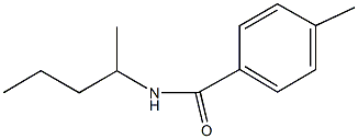 4-methyl-N-(1-methylbutyl)benzamide Struktur