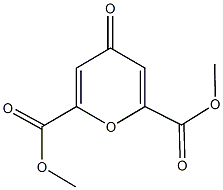 dimethyl 4-oxo-4H-pyran-2,6-dicarboxylate Struktur