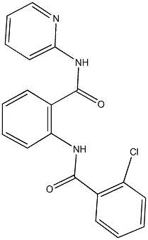 2-[(2-chlorobenzoyl)amino]-N-(2-pyridinyl)benzamide Struktur