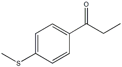 1-[4-(methylsulfanyl)phenyl]-1-propanone Struktur