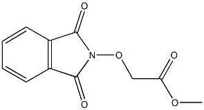 methyl [(1,3-dioxo-1,3-dihydro-2H-isoindol-2-yl)oxy]acetate Struktur