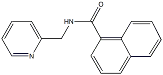 N-(2-pyridinylmethyl)-1-naphthamide Struktur