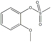 2-methoxyphenyl methanesulfonate Struktur