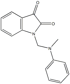 1-[(methylanilino)methyl]-1H-indole-2,3-dione Struktur