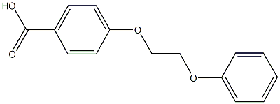 4-(2-phenoxyethoxy)benzoic acid Struktur