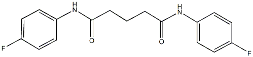 N~1~,N~5~-bis(4-fluorophenyl)pentanediamide Struktur