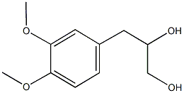 3-(3,4-dimethoxyphenyl)-1,2-propanediol Struktur