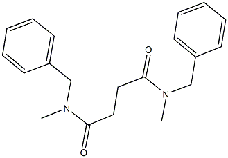 N~1~,N~4~-dibenzyl-N~1~,N~4~-dimethylsuccinamide Struktur