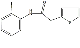 N-(2,5-dimethylphenyl)-2-thien-2-ylacetamide Struktur