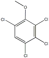 methyl 2,3,4,6-tetrachlorophenyl ether Struktur