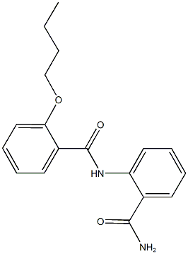 2-[(2-butoxybenzoyl)amino]benzamide Struktur