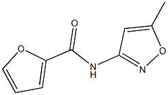 N-(5-methyl-3-isoxazolyl)-2-furamide Struktur